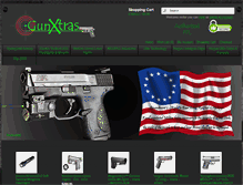 Tablet Screenshot of gunxtras.com
